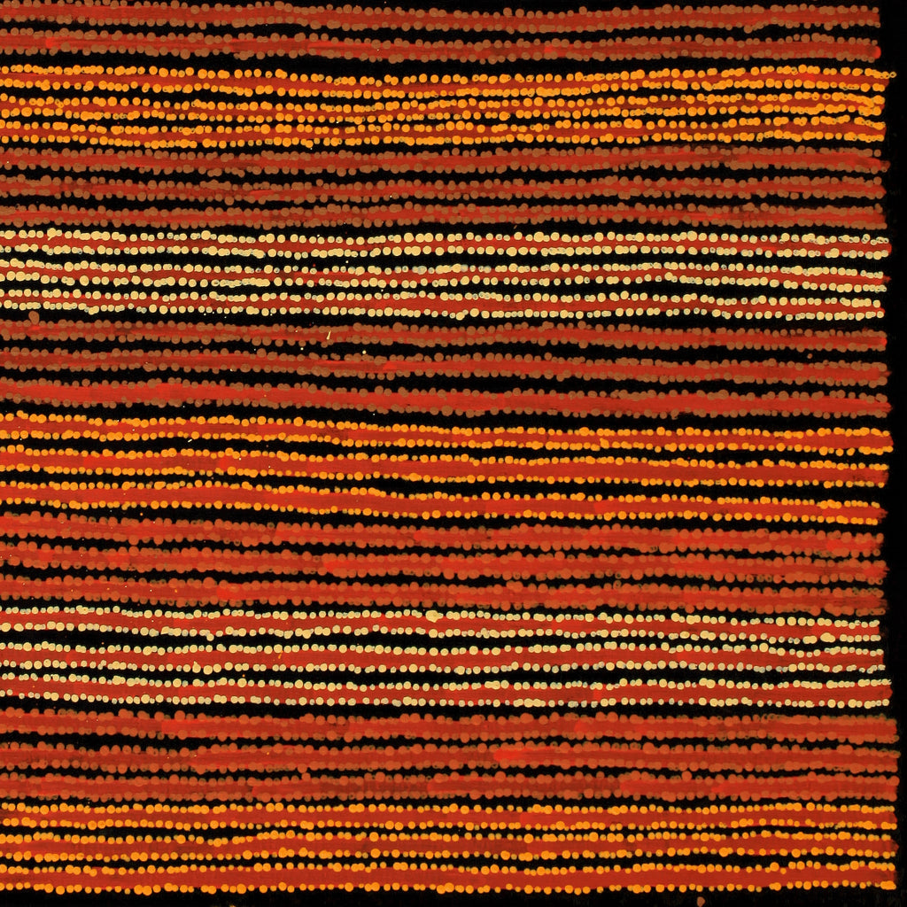 Aboriginal Art by Mitchell Japanangka Martin , Mina Mina Jukurrpa - Ngalyipi, 91x76cm - ART ARK®