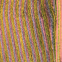 Aboriginal Artwork by Mitchell Japanangka Martin , Mina Mina Jukurrpa - Ngalyipi, 122x107cm