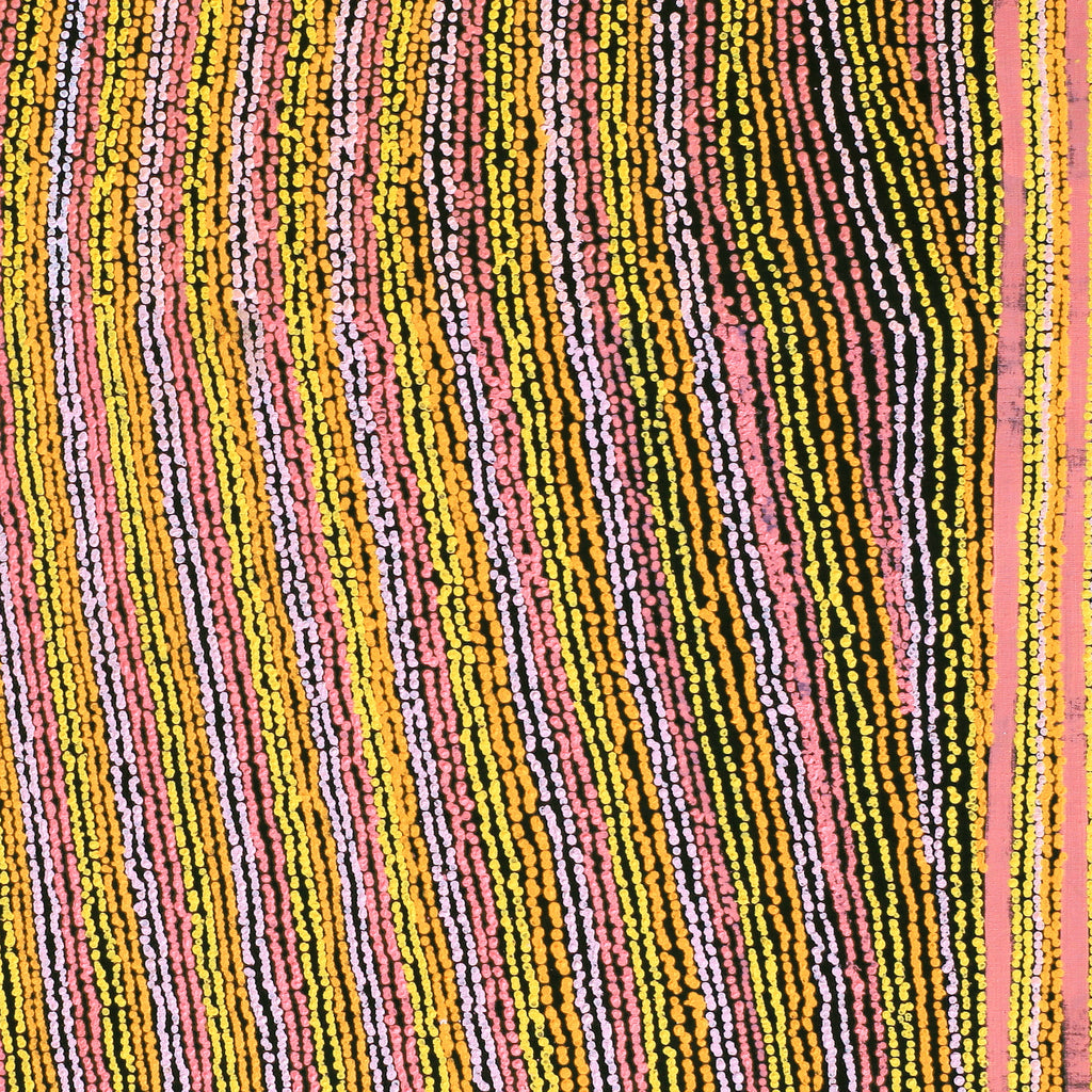 Aboriginal Art by Mitchell Japanangka Martin , Mina Mina Jukurrpa - Ngalyipi, 122x107cm - ART ARK®