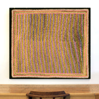 Aboriginal Artwork by Mitchell Japanangka Martin , Mina Mina Jukurrpa - Ngalyipi, 122x107cm