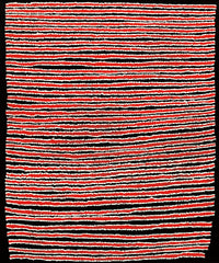 Aboriginal Artwork by Mitchell Japanangka Martin , Mina Mina Jukurrpa - Ngalyipi, 91x76cm