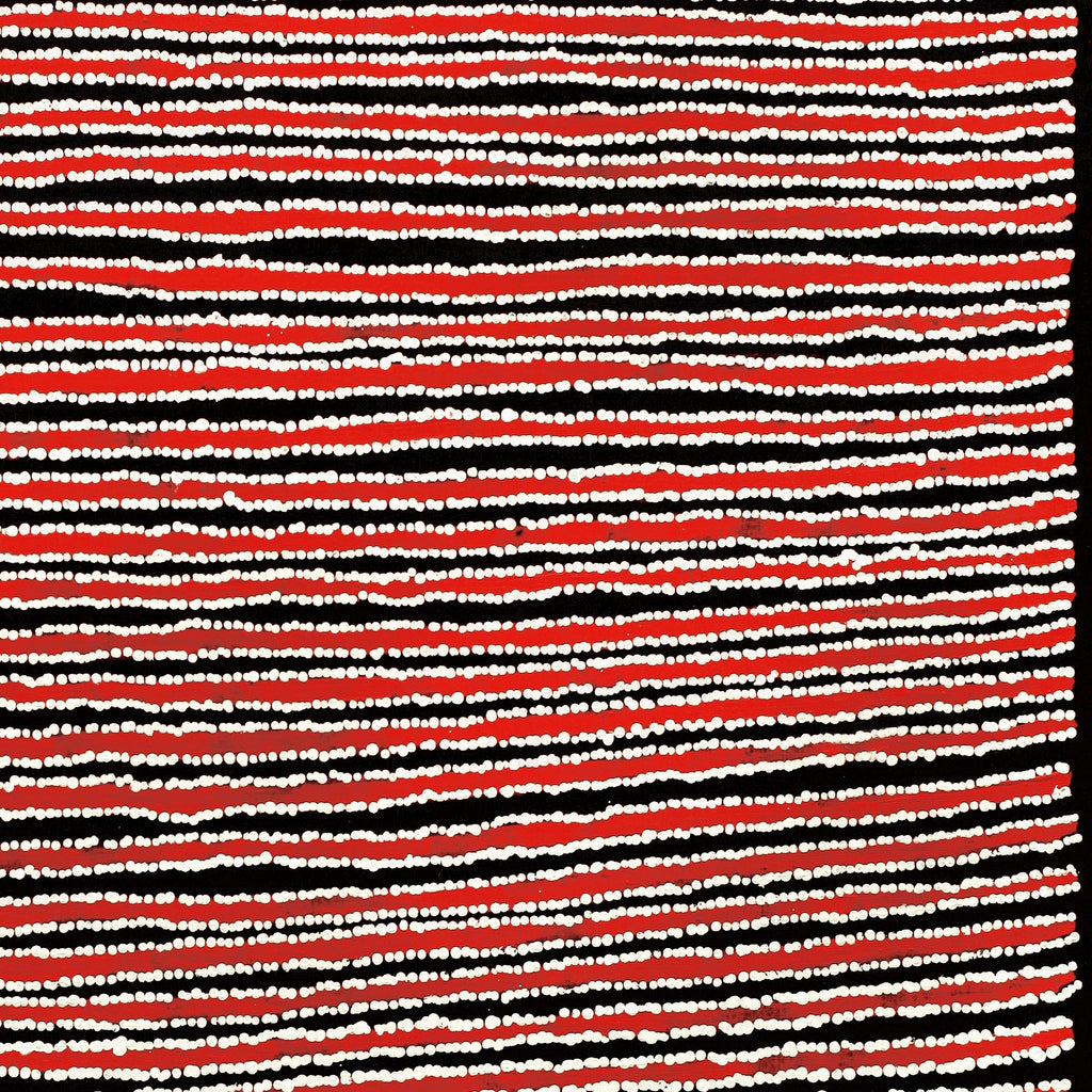 Aboriginal Artwork by Mitchell Japanangka Martin , Mina Mina Jukurrpa - Ngalyipi, 91x76cm