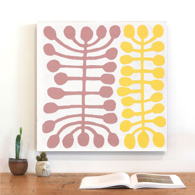 Aboriginal Artwork by Mitjili Napurrula, Uwulkari - Watiya Tjuta, 60x60cm