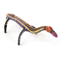 Aboriginal Artwork by Molley Frank - Tjanpi Tinka (lizard) Sculpture