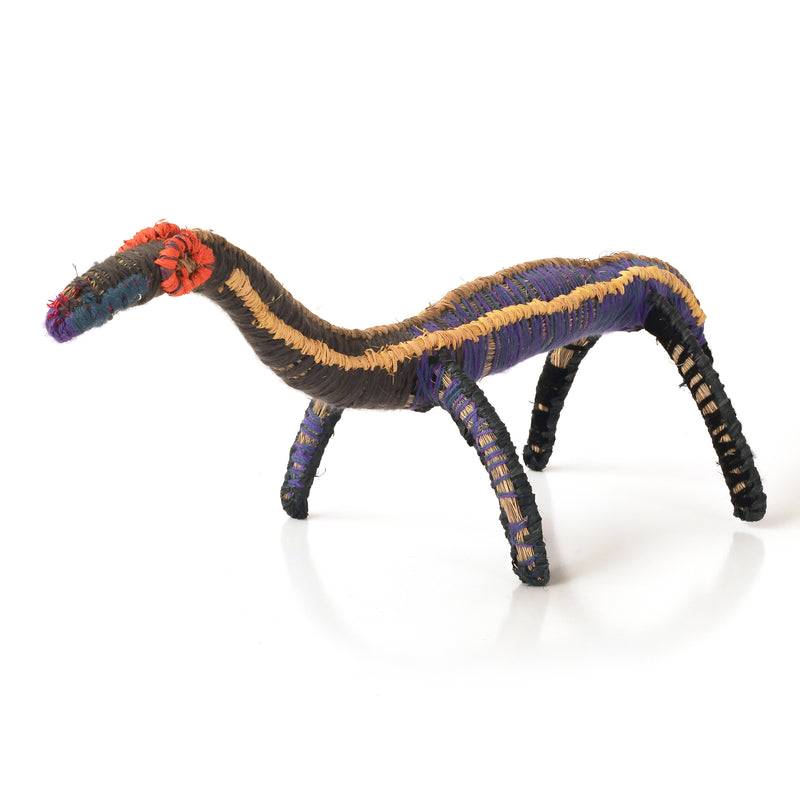 Aboriginal Artwork by Molley Frank - Tjanpi Tinka (lizard) Sculpture