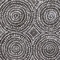 Aboriginal Artwork by Marcia Nangala Martin, Patterns of the Landscape around Yuendumu, 40x40cm