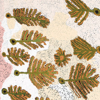 Aboriginal Artwork by Monica Puntjina Watson, Pukara, 91x45cm