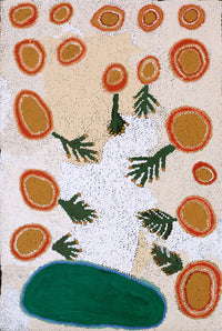 Aboriginal Artwork by Monica Puntjina Watson, Pukara, 91x61cm