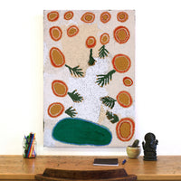 Aboriginal Artwork by Monica Puntjina Watson, Pukara, 91x61cm