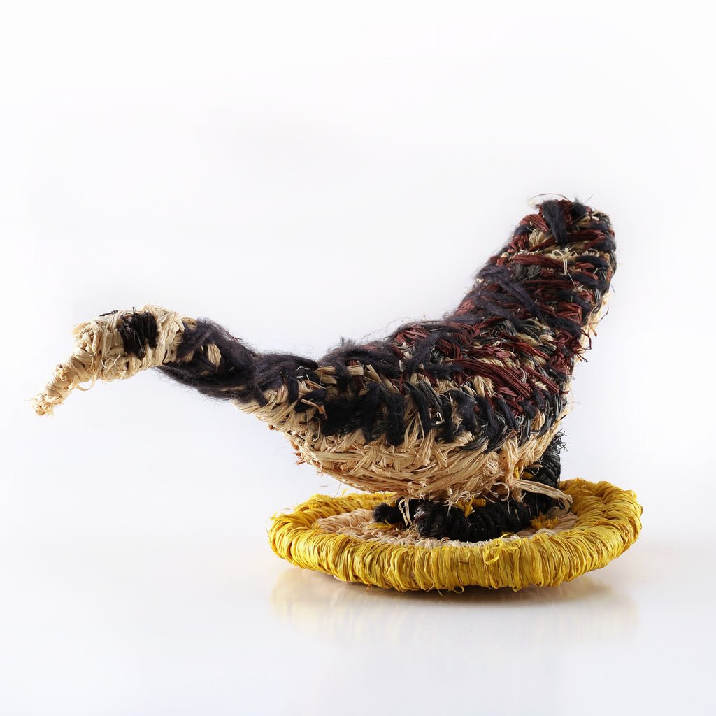 Aboriginal Artwork by Munatji Brumby - Tjulpu(bird) Tjanpi Sculpture