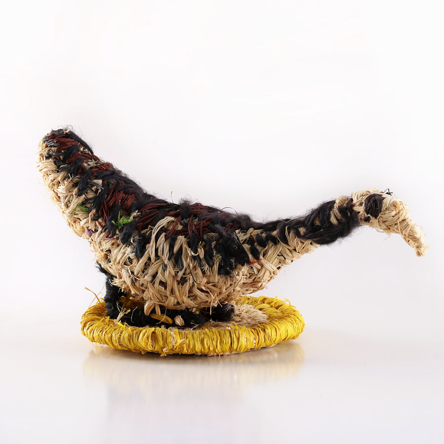 Aboriginal Artwork by Munatji Brumby - Tjulpu(bird) Tjanpi Sculpture