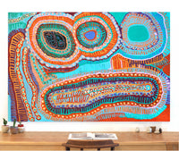 Aboriginal Artwork by Murdie Nampijinpa Morris, Malikijarra Jukurrpa, 182x122cm