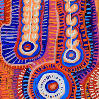 Aboriginal Artwork by Murdie Nampijinpa Morris, Malikijarra Jukurrpa, 182x122cm
