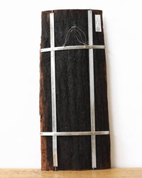 Aboriginal Artwork by Ŋoŋu Ganambarr, Limin, 95x41cm Bark