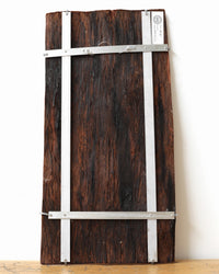 Aboriginal Artwork by Ŋoŋu Ganambarr, Warrukay, 70x36cm Bark