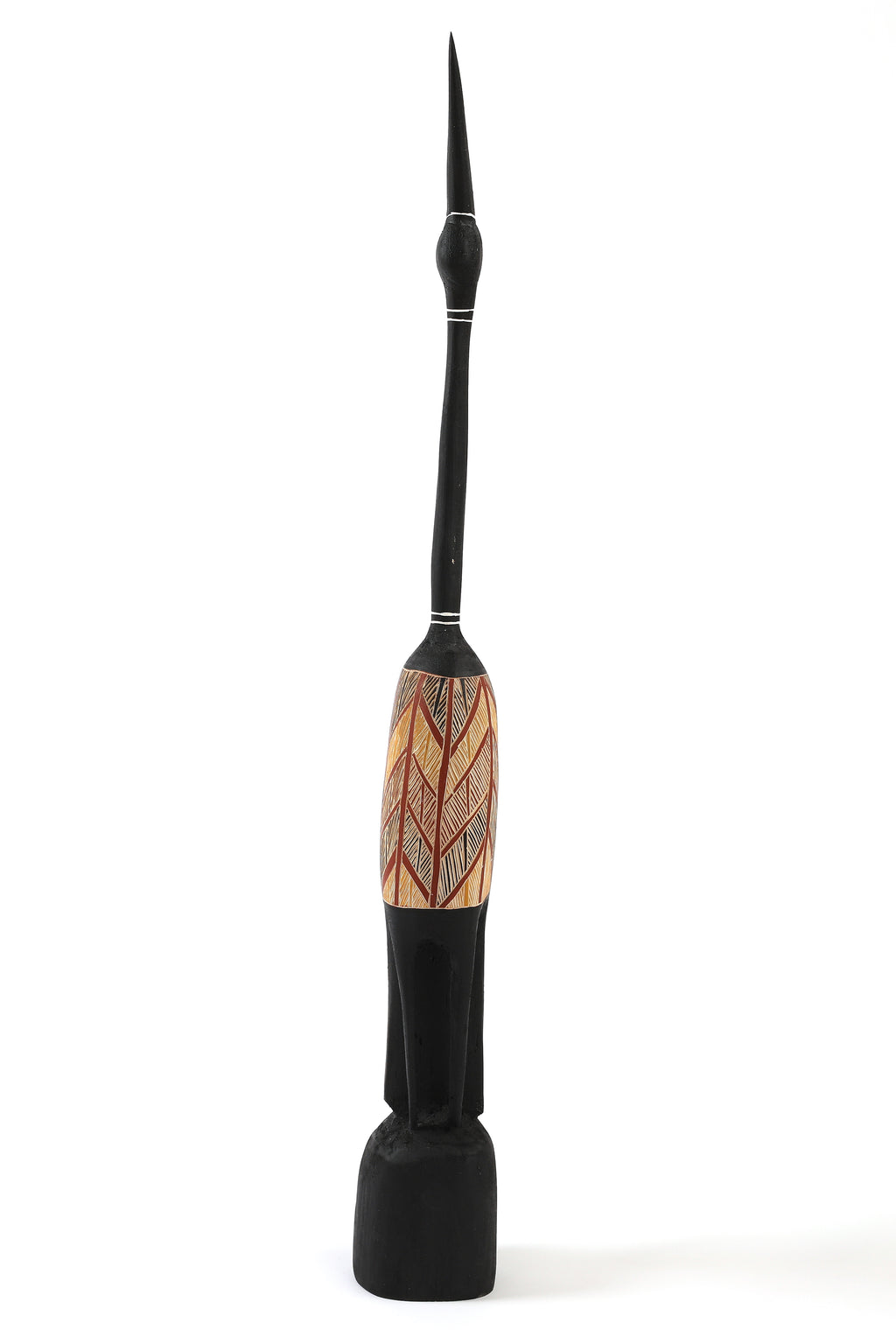 Aboriginal Artwork by Ŋoŋu Ganambarr, Guḏurrku - Brolga Sculpture