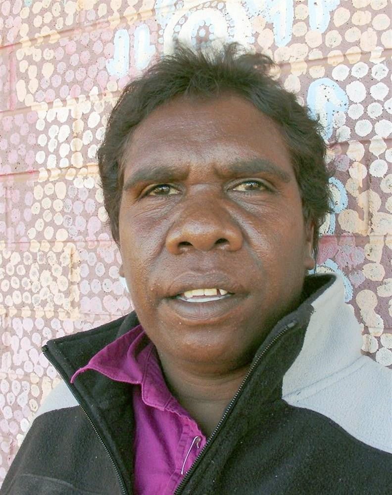 Aboriginal Artwork by Nancy Nungarrayi Collins, Jurlpu kuja kalu nyinami Yurntumu-wana, 30x30cm