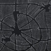 Aboriginal Artwork by Nancy Nungarrayi Collins, Mina Mina Jukurrpa (Mina Mina Dreaming), 30x30cm