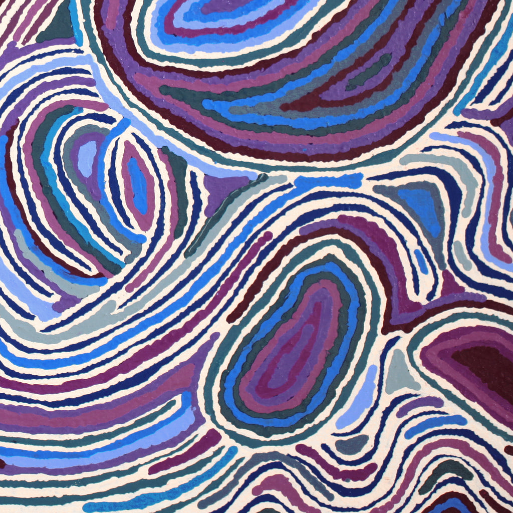Aboriginal Artwork by Nancy Nungarrayi Collins, Ngalyipi Jukurrpa (Snake Vine Dreaming) - Yanjirlpiri, 91x61cm