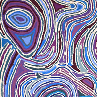 Aboriginal Artwork by Nancy Nungarrayi Collins, Ngalyipi Jukurrpa (Snake Vine Dreaming) - Yanjirlpiri, 91x61cm