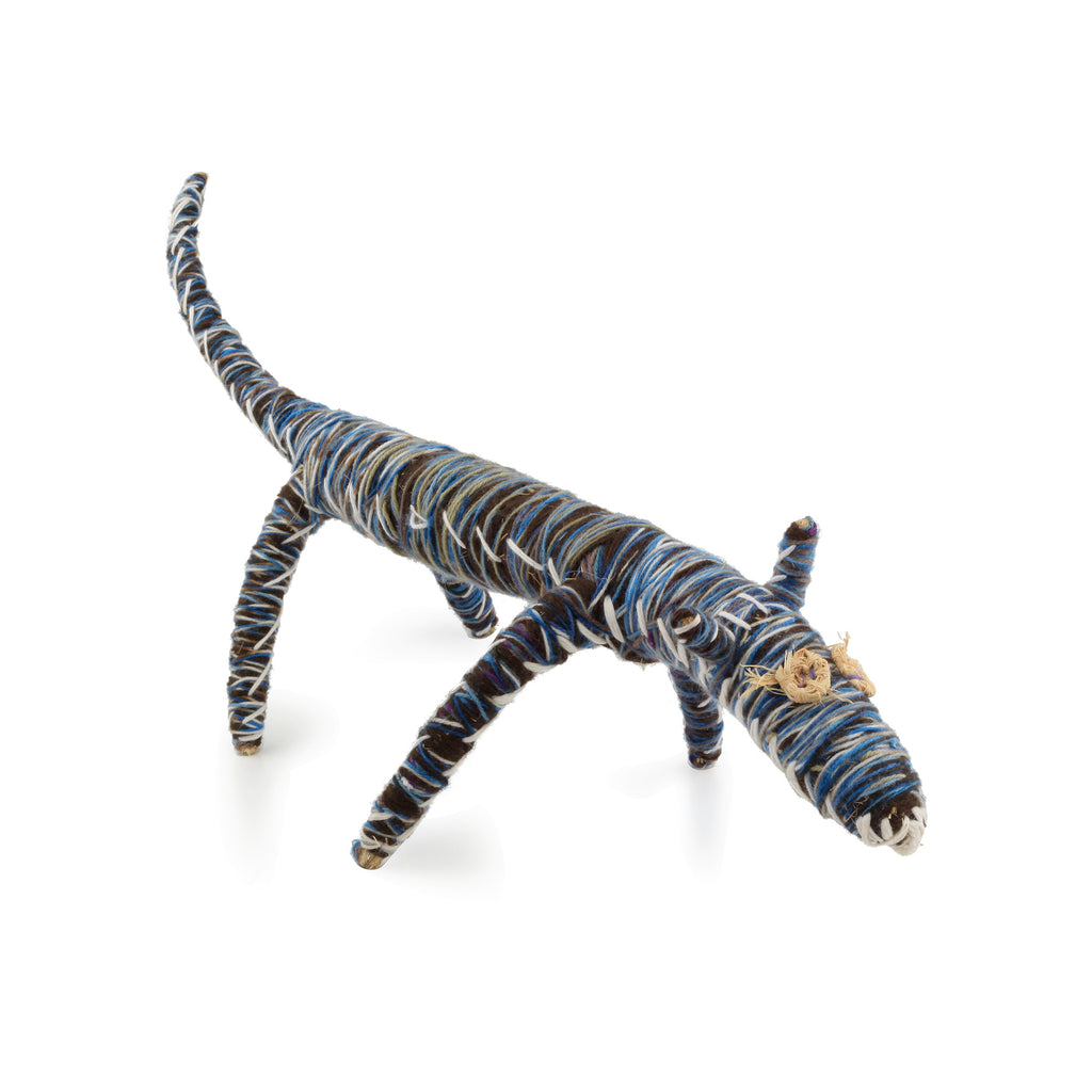 Aboriginal Artwork by Nancy Jackson - Papa (Dog) Tjanpi Sculpture