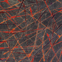 Aboriginal Artwork by Nancy Nungarrayi Collins, Ngalyipi Jukurrpa (Snake Vine Dreaming) - Purturlu, 61x30cm