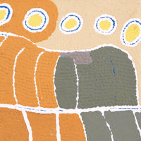 Aboriginal Artwork by Nancy Napanangka Gibson, Mina Mina Jukurrpa, 46x46cm
