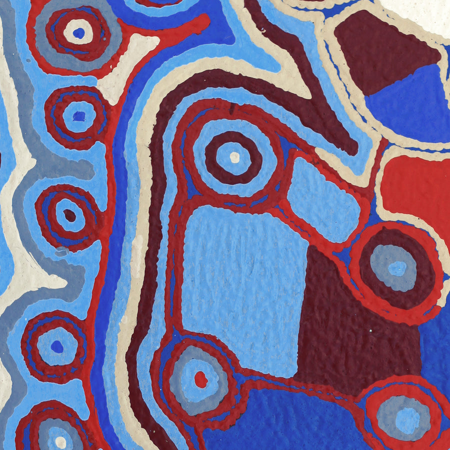 Aboriginal Artwork by Nancy Napanangka Gibson, Mina Mina Jukurrpa, 61x46cm