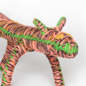 Aboriginal Artwork by Nancy Jackson Nanana - Tjanpi Papa (dog) Sculpture - ART ARK®