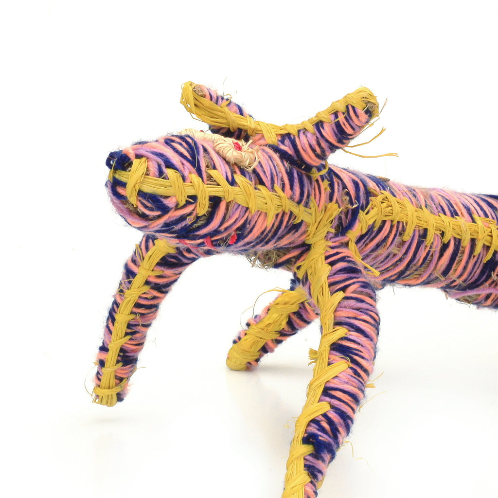 Aboriginal Artwork by Nancy Jackson - Camp Dog Tjanpi Sculpture