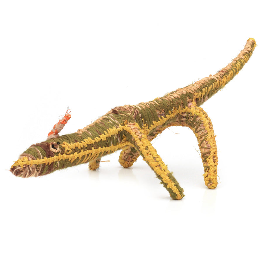 Aboriginal Artwork by Naplinka Simms - Camp Dog Tjanpi Sculpture