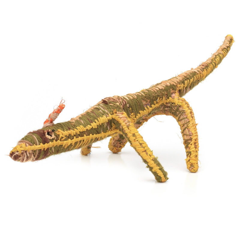 Aboriginal Artwork by Naplinka Simms - Camp Dog Tjanpi Sculpture