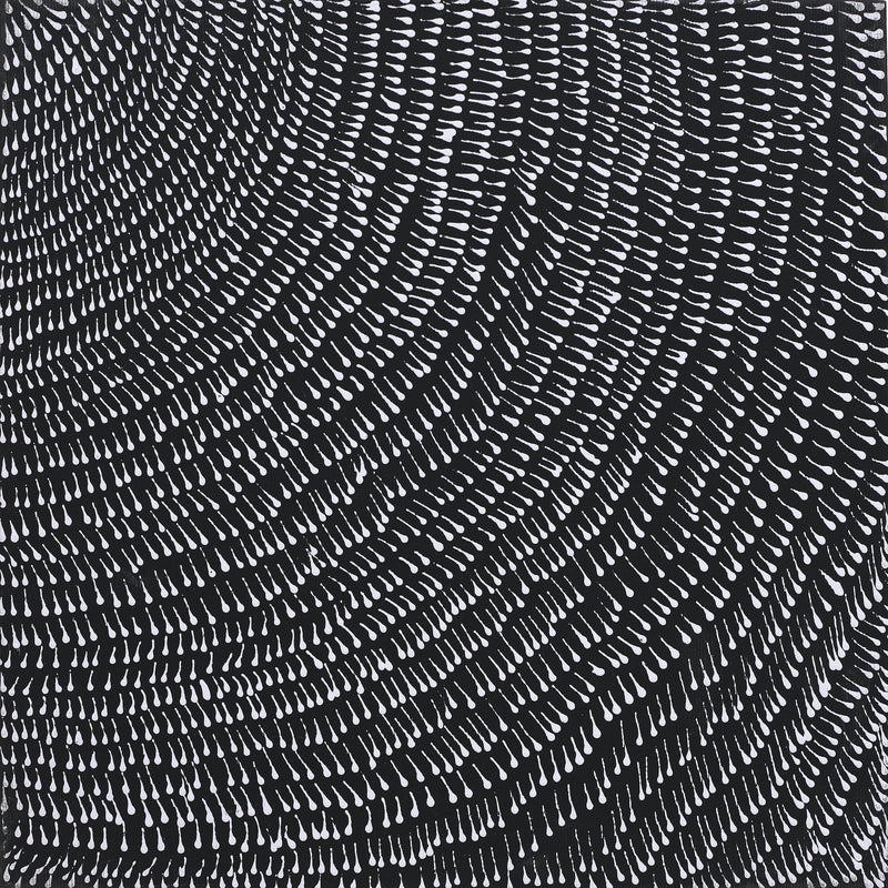 Aboriginal Artwork by Nardia Napurrurla Stafford, Ngurlu Jukurrpa (Native Seed Dreaming), 30x30cm