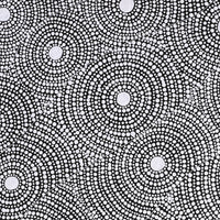 Aboriginal Artwork by Nardia Napurrurla Stafford, Ngurlu Jukurrpa (Native Seed Dreaming), 61x46cm