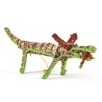 Aboriginal Artwork by Natasha Carroll - Papa (Dog) Tjanpi Sculpture