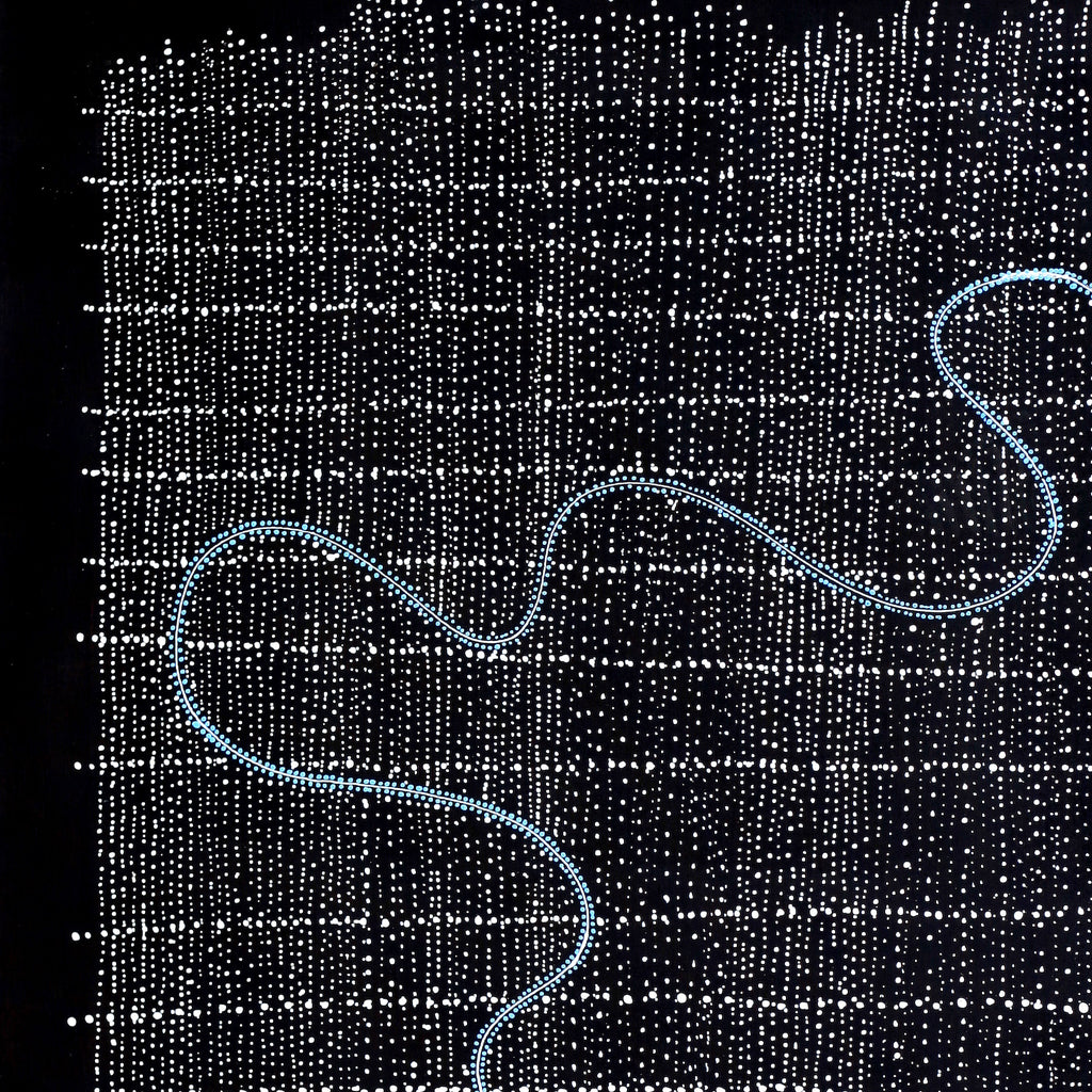 Aboriginal Artwork by Natasha Nakamarra Oldfield, Warna Jukurrpa (Snake Dreaming), 122x76cm