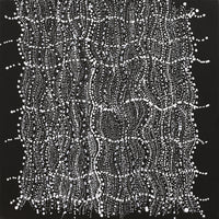 Aboriginal Artwork by Natasha Nakamarra Oldfield, Warna Jukurrpa (Snake Dreaming), 30x30cm