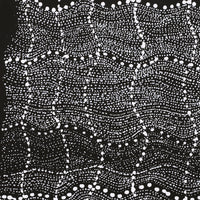 Aboriginal Artwork by Natasha Nakamarra Oldfield, Warna Jukurrpa (Snake Dreaming), 30x30cm