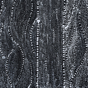 Aboriginal Artwork by Natasha Nakamarra Oldfield, Warna Jukurrpa (Snake Dreaming), 30x30cm - ART ARK®