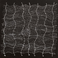 Aboriginal Artwork by Natasha Nakamarra Oldfield, Warna Jukurrpa (Snake Dreaming), 30x30cm