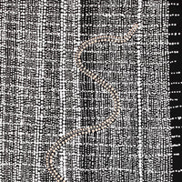 Aboriginal Artwork by Natasha Nakamarra Oldfield, Warna Jukurrpa (Snake Dreaming), 91x46cm