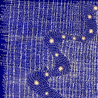Aboriginal Artwork by Natasha Nakamarra Oldfield, Warna Jukurrpa (Snake Dreaming), 107x61cm