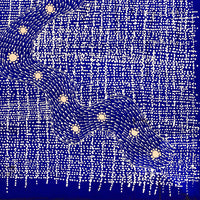 Aboriginal Artwork by Natasha Nakamarra Oldfield, Warna Jukurrpa (Snake Dreaming), 107x61cm