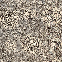 Aboriginal Artwork by Nathania Nangala Granites, Warlukurlangu Jukurrpa (Fire country Dreaming), 122x30cm
