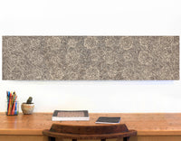 Aboriginal Artwork by Nathania Nangala Granites, Warlukurlangu Jukurrpa (Fire country Dreaming), 122x30cm