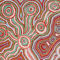 Aboriginal Artwork by Nellie Roberts Tjawina, Irlupa, 91x46cm
