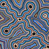 Aboriginal Artwork by Nellie Roberts Tjawina, Irrunytju minyma, 91x91cm