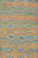 Aboriginal Art by Nellie Roberts Tjawina, Minyma Kutjara, 91x61cm - ART ARK®