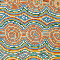 Aboriginal Artwork by Nellie Roberts Tjawina, Minyma Kutjara, 91x61cm