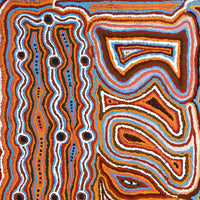 Aboriginal Artwork by Nellie Roberts Tjawina, Irrunytju minyma, 122x91cm
